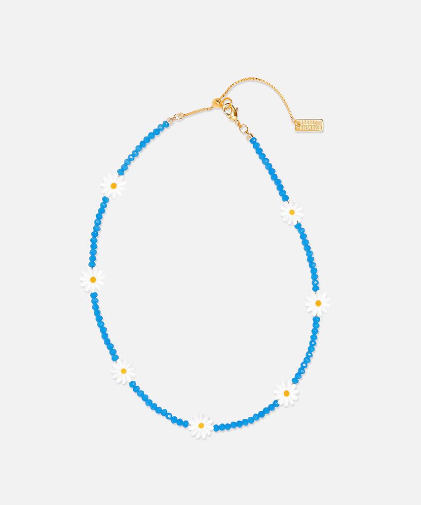 Sundaydiscoclub Alice Bead Necklace Blue