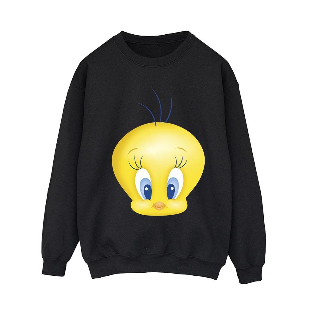 Looney Tunes Womens/Ladies Tweety Face Sweatshirt