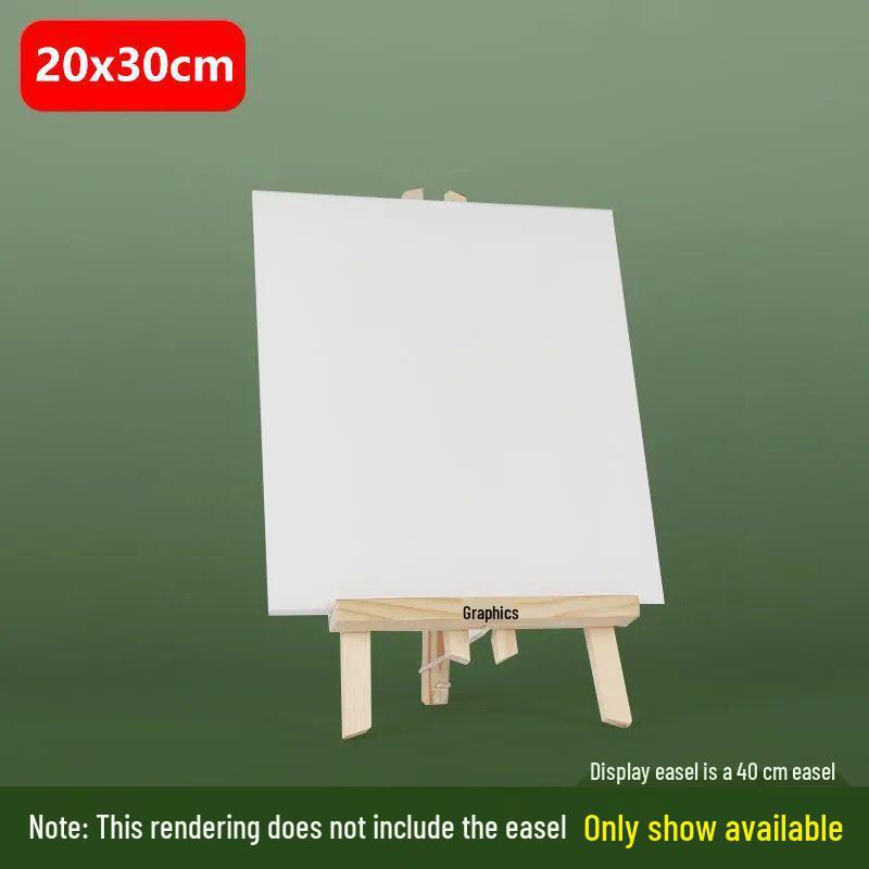 Velké lněné bavlněné akrylové olejové plátno s dřevěným malířským rámem pro vlastní montáž