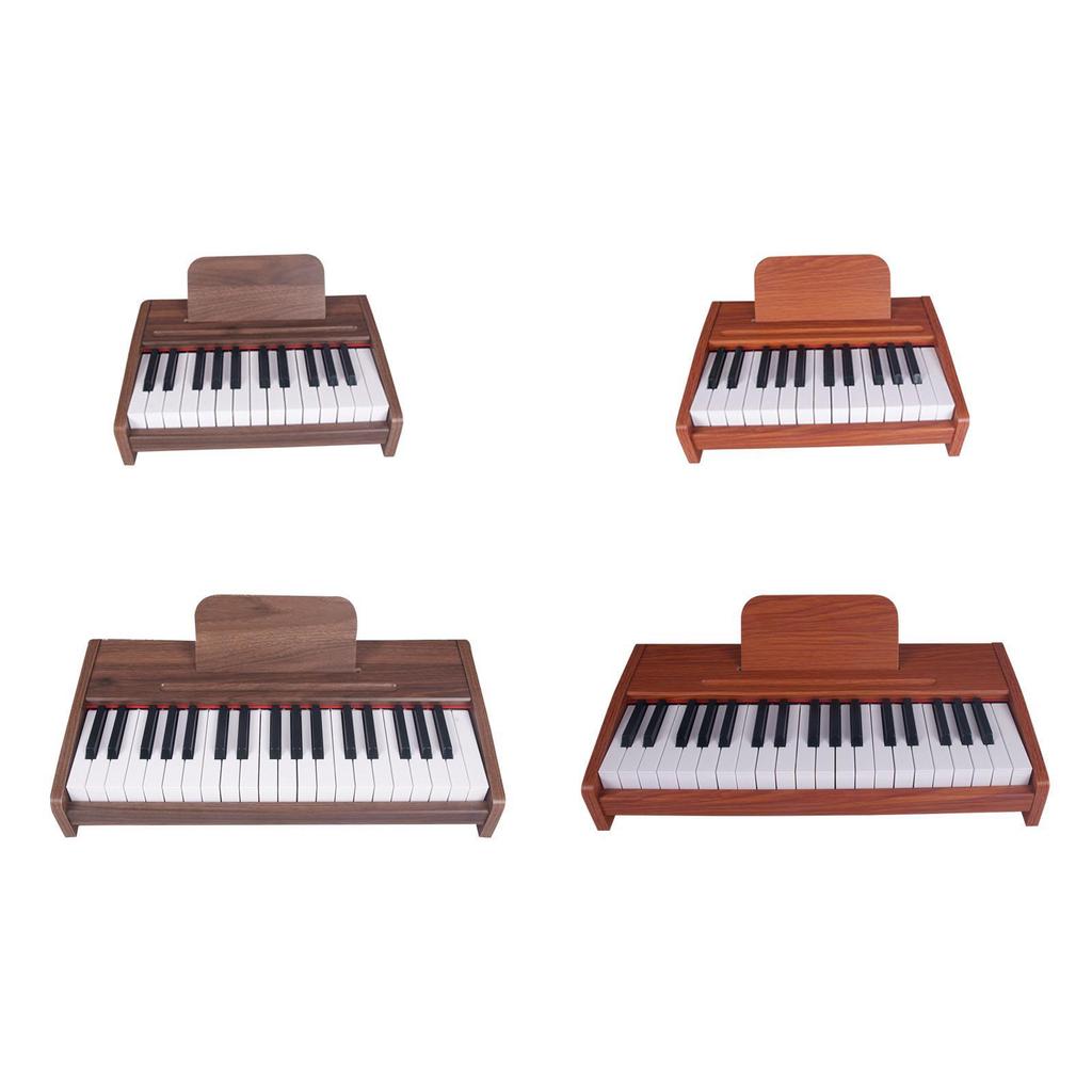 Children's Digital Piano Keyboard Toy with Wood Design for Music Learning