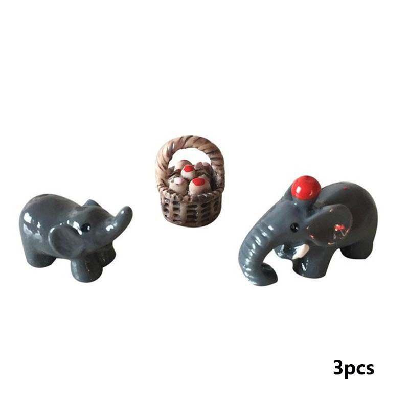 Adorable Cow Pig Dog Resin Ornaments For Miniature Garden And Home Decor