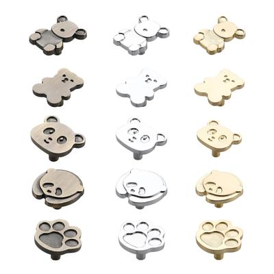 Kids Drawer Knob for Dressers and Wardrobes, Animal Cabinet Pull with Threaded Mount for Playroom Furniture Update