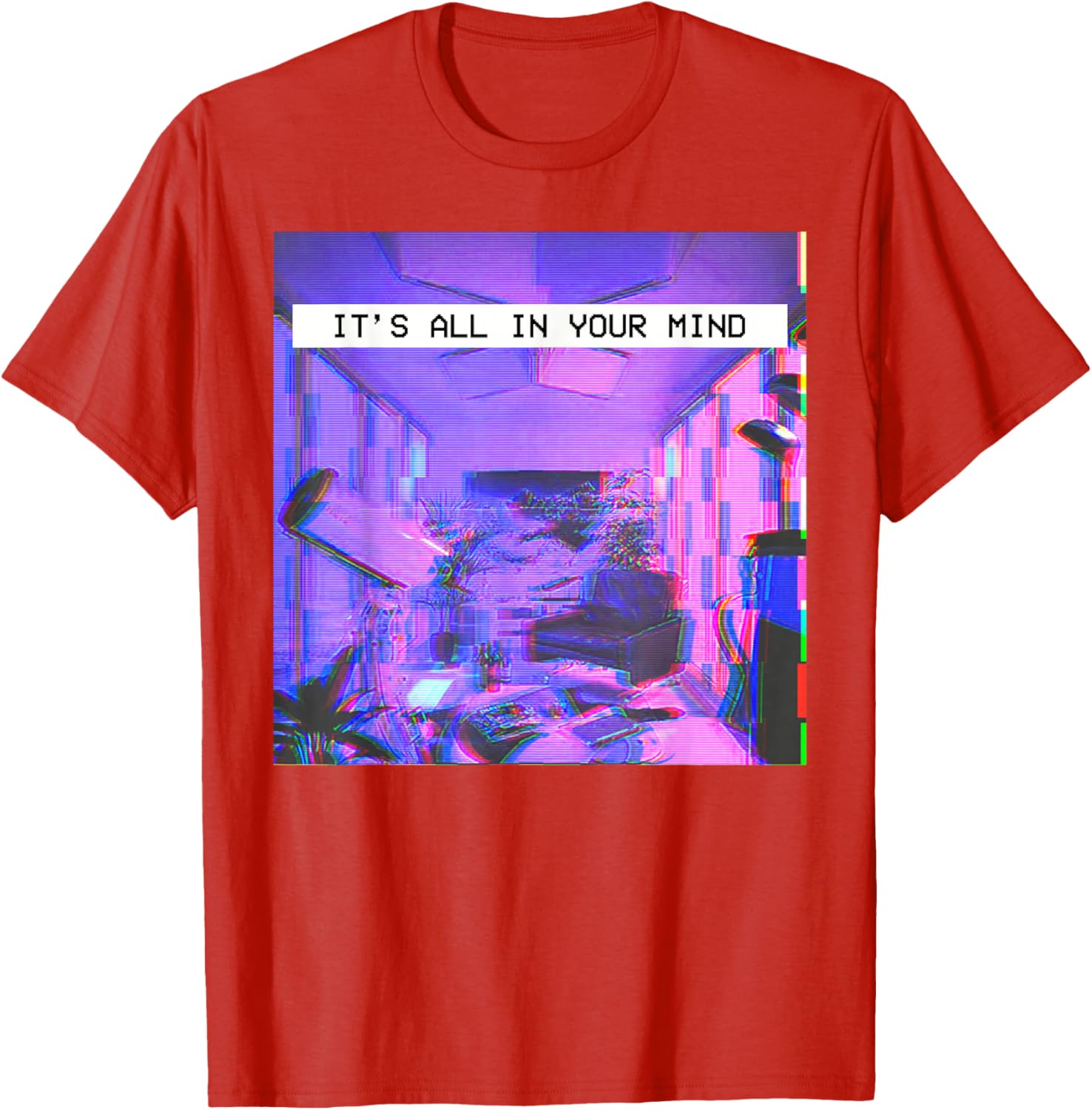 Vaporwave Aesthetic Style - Emotional Dream T-Shirt 100% Cotton O-Neck Short Sleeve Summer Casual Mens T-shirt Streetwear S