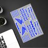 AAAJX1 Blue H-honda-a Cbr 600 Decal Set High Quality Printed And Cut Stickers Motorcycle Sticker