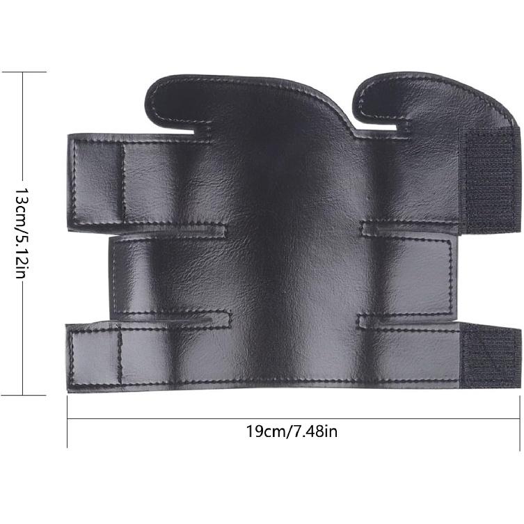 Trumpet Valves Guard, PU Leather Trumpet Protective Cover Sleeve, Professional Trumpet Valves Guard Cover for Beginners, Black