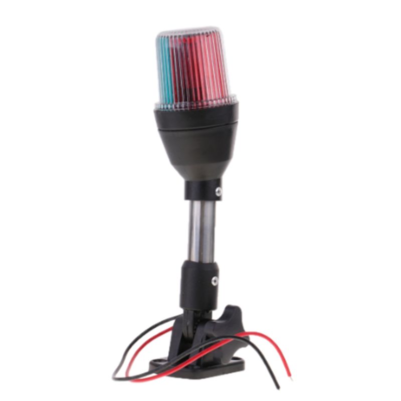 Sp-LED Boat Anchor Light Yacht LED Three-Color Navigation Signal Light Three Color Lighting Red Green White 12V Photo Color