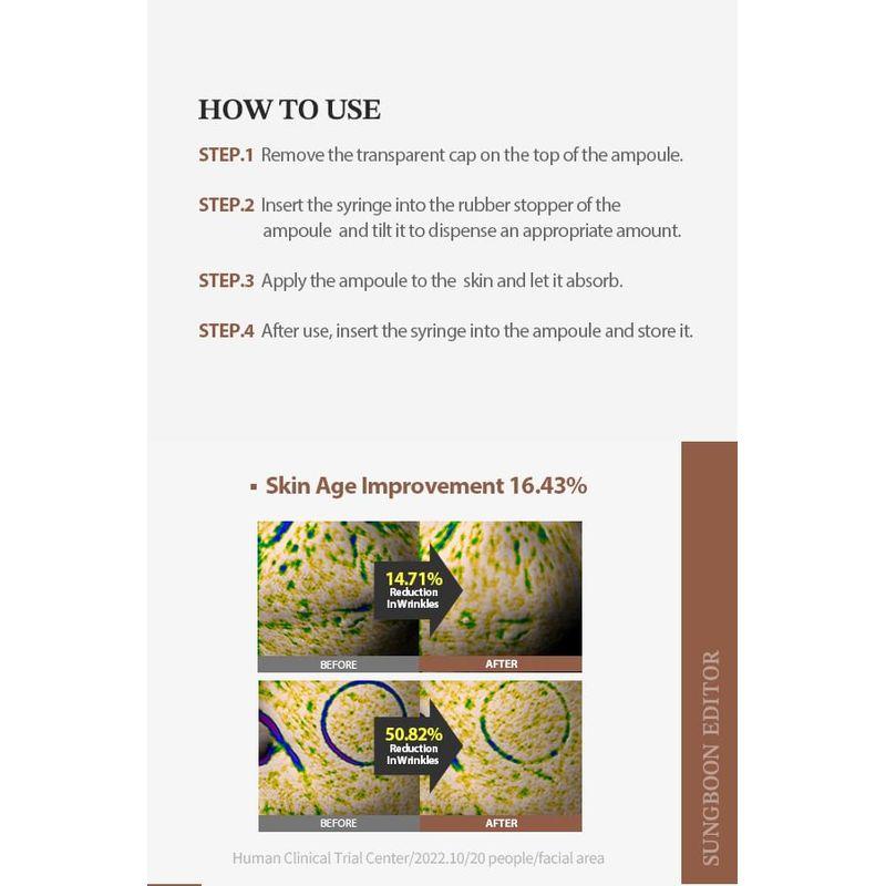 SUNGBOON EDITOR Silk Peptide Intensive Lifting Ampoule