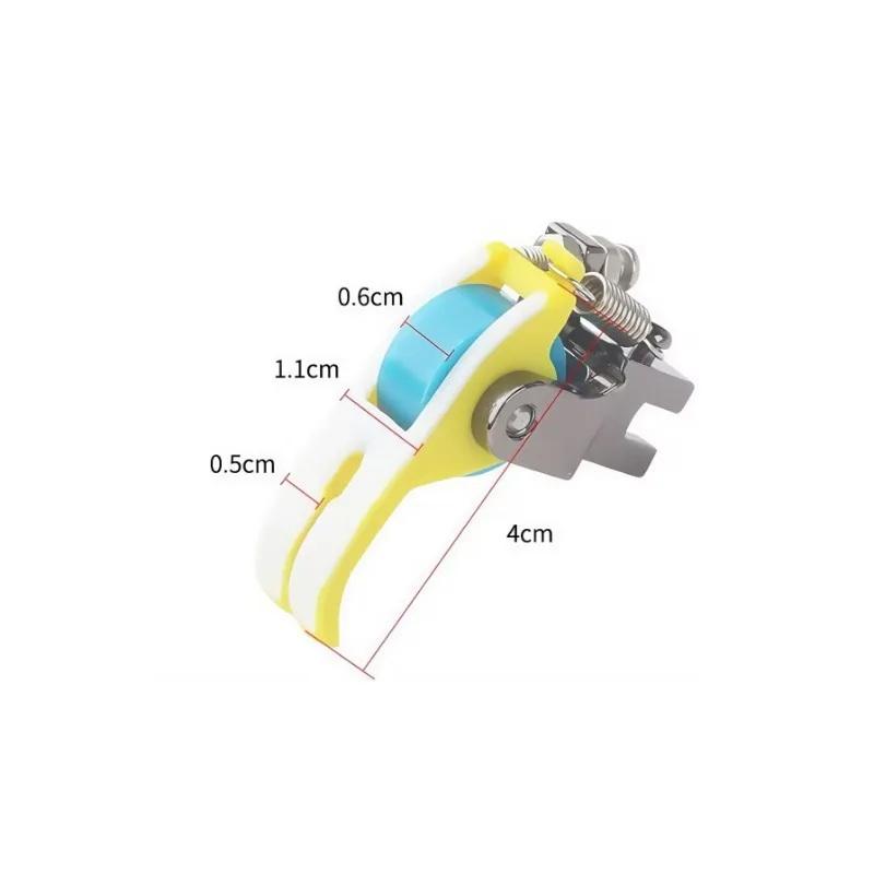 Industriële Vlakbed Naaimachine Universeel Rollerwiel Drukvlakvoet Dunne Dikke Leer Drukvlakvoeten Lockstitch Accessoires