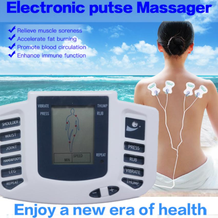 HOMZY Healthy Care Full Body Tens Acupuncture Electric Therapy Massager Meridian Physiotherapy Massager