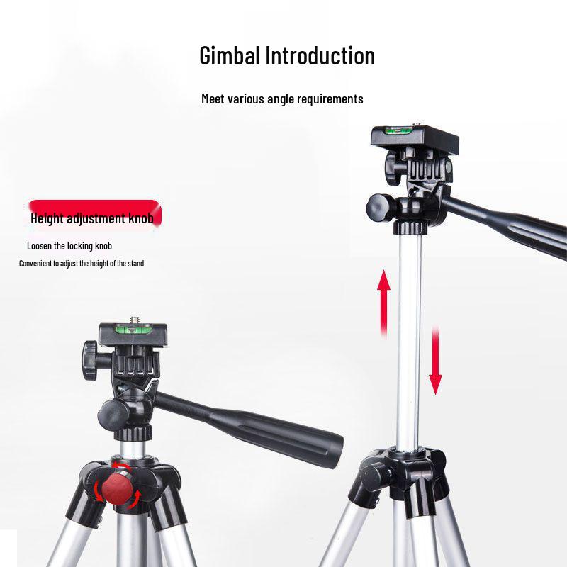 Portable Beauty Light & Phone Stand for Live Streaming and Photography