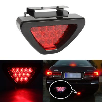 Red Triangle Fog Lamp Car-styling Tail Light Car Brake Light LED Flash Bulbs
