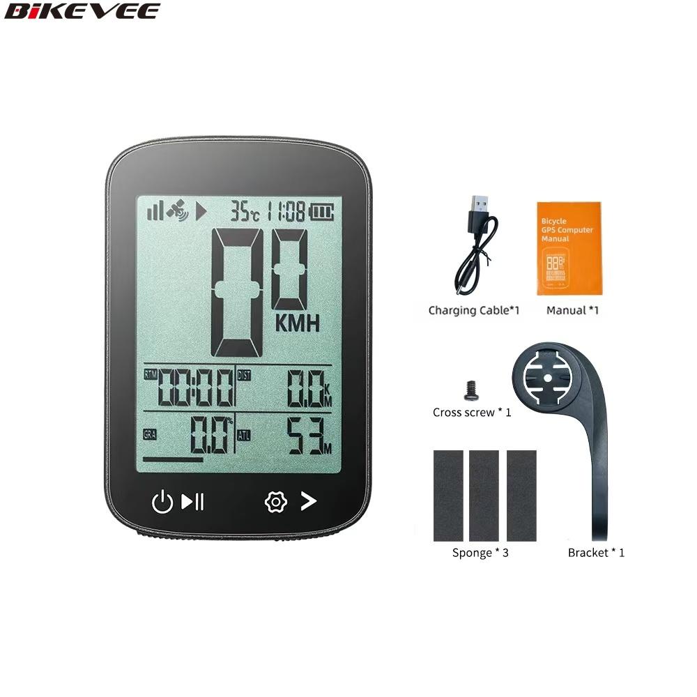 Wireless Bike Computer Speedometer Odometer Stopwatch Waterproof Rechargeable GPS Bicycle Computer Cycling Accessories
