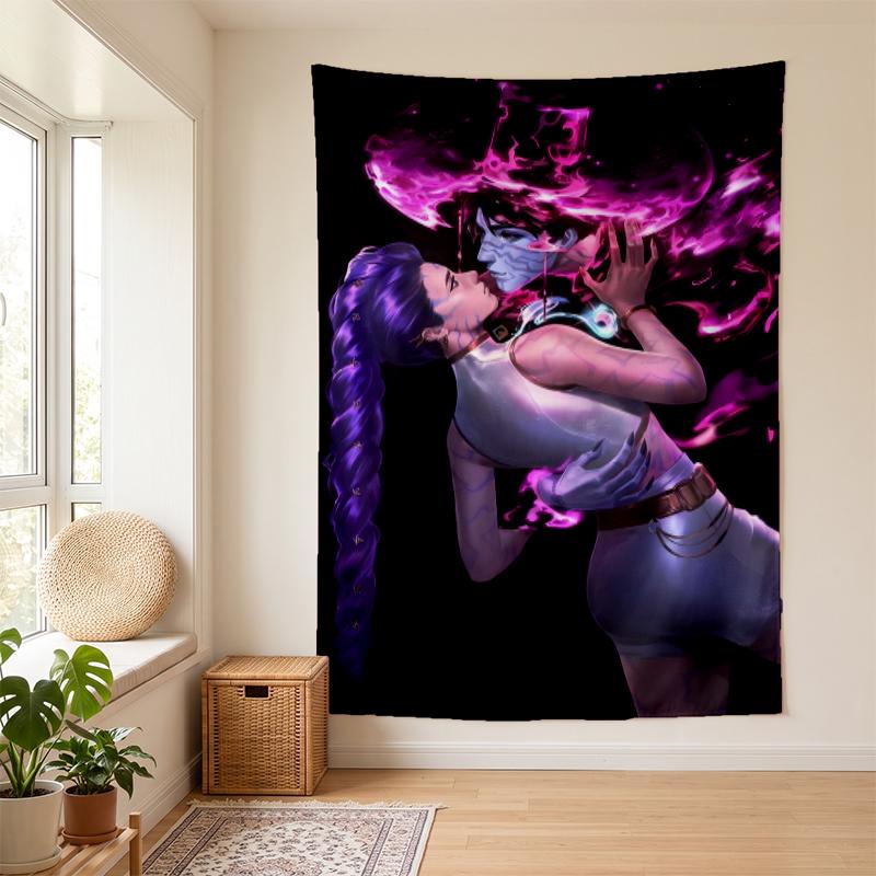 Rujinu (14) Wall Tapestry Stylish Wall Hanging for Bedroom Living Room Dorm Nice Present for Family and Friends
