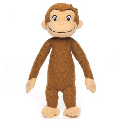Takara Tomy Arts Curious George Plush Toy Medium Curious George Plush Toy Approximately 30cm Tall