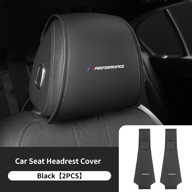 1/2pcs Car Seat Universal Headrest Pillow Anti-dirty Protector Cover For BMW E30 E34 E36 E39 E46 E52 E53 E60 E61 E62 E70 E71 E83
