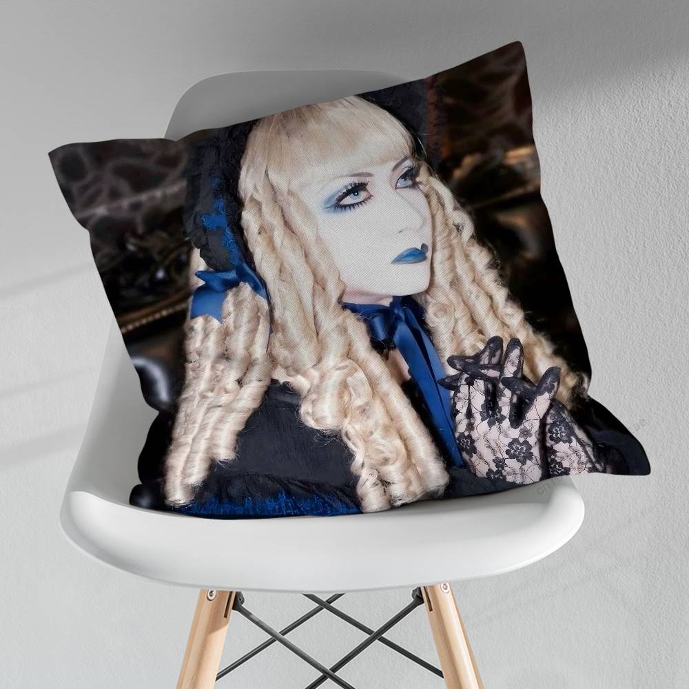 Guitarist MMana Gothic Art Throw Pillow Case Living Room Sofa Cushion Cover For Home Bedroom Decoration Protector