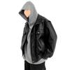 Retro Motorcycle Jacket Men's Handsome Short Casual Spring and Autumn High-end Loose Stand-collar Bomber Jacket