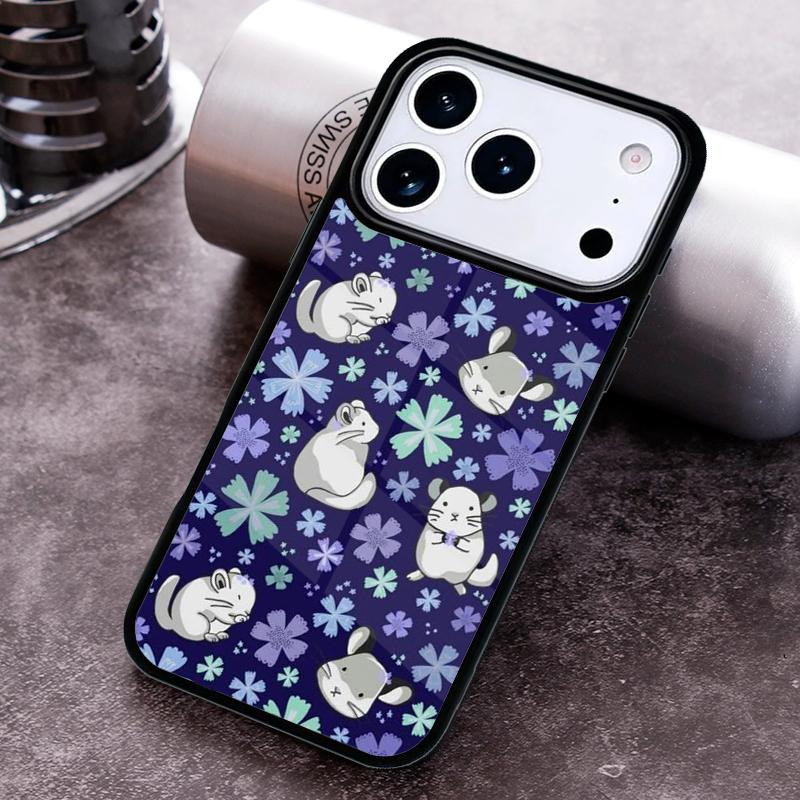 Cute Cartoon Chinchilla Phone Case For iPhone 17 16 15 14 13 12 11 Pro Max Plus 17Air Soft Silicone Cover