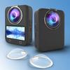 Shockproof Water Resistant PC Lens Guard Shield Suitable for Action Cameras Anti Reflection Protective Accessories 2pcs