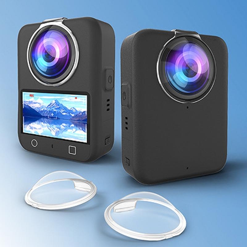 Shockproof Water Resistant PC Lens Guard Shield Suitable for Action Cameras Anti Reflection Protective Accessories 2pcs