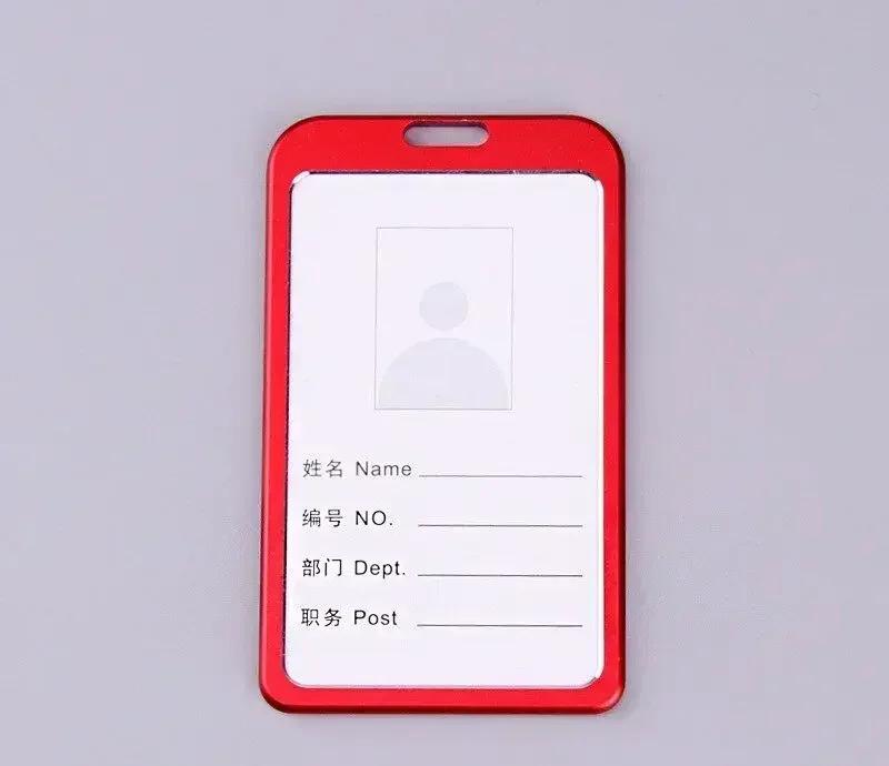 Student Retractable Badge Reel ID Card Holder Cover Case Nurse Badge Lanyards Fashion Metal Card Holders Set for Women Men