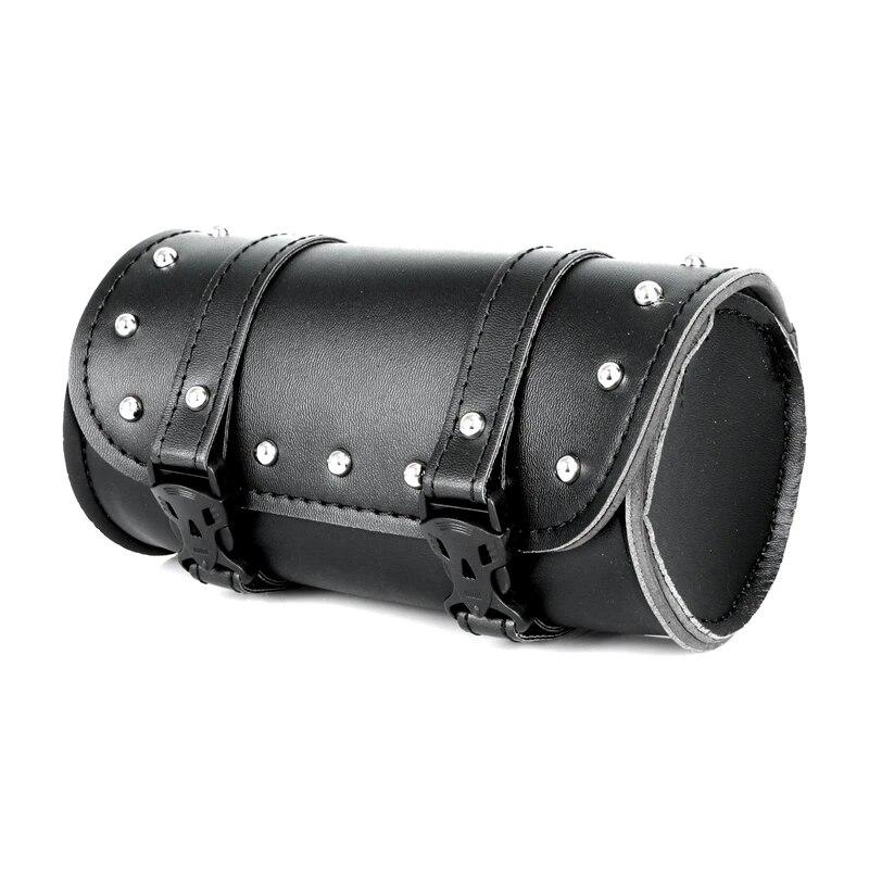 Uniwersalna torba na widelec motocykla Skórzane sakwy Torba na narzędzia Wodoodporna torba do przechowywania dla Harley Sportster XL Touring Softail Dyna