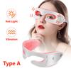 3D Eye Massager with Red Light Therapy Relieves Dry Fatigue Vibration Massage Tightens Eye Skin Reduces Dark Circles Beauty Device