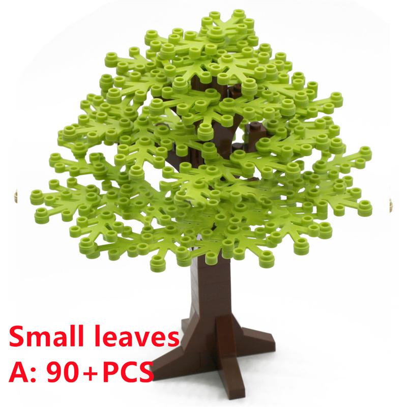City Trees Building Blocks MOC Coconut Tree Blocks Jungle Garden DIY Toys for Children Gifts Compatible Classic Bricks Kids Toys