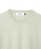 KNITTED Cool Summer Essential Round Short Sleeve Knit Tee Light Mint