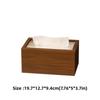 High Quality Modern Design Wooden Tissue Box Wood Material Minimalist Wood Tissue Case Tissue Box Holder Office