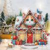 Acrylic Christmas Table Top Diamond Painting Ornament Kits Animal 5D DIY Diamond Art Tabletop Decorations Bedroom Table Decor