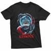 Merry Krampus Coming Town Christmas Gothic Xmas Horror 100% Cotton T-shirt Mens Tees Top