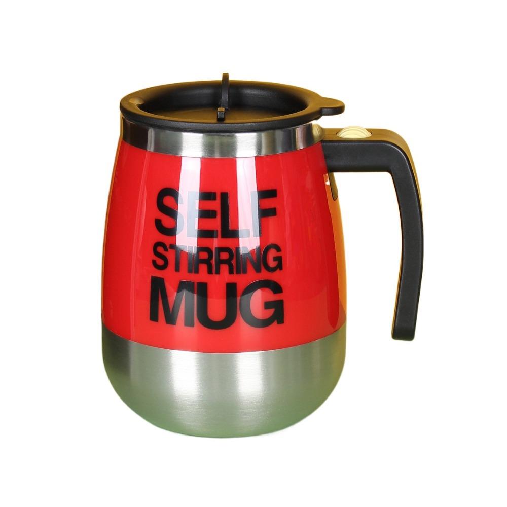 Large Capacity Magnetic Mixing Mug Thermal Insulation Rotating Blender Cup  Milk Blending