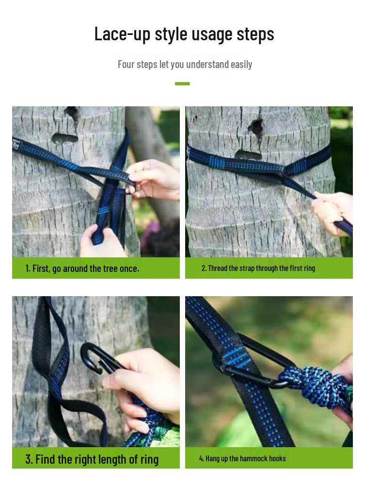Customized Nylon Parachute Hammock: Single/Double Anti-Rollover Swing Chair for Camping & Indoor/Outdoor Use.