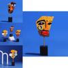 Abstract Face Sculpture Resin Art Modern Home Decor For Coffee Shops And Galleries
