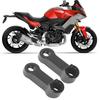 10mm Mirror Risers Extenders Aluminium Alloy Spacers Extension Adapter Kit for F900XR F900R S1000XR S1000R