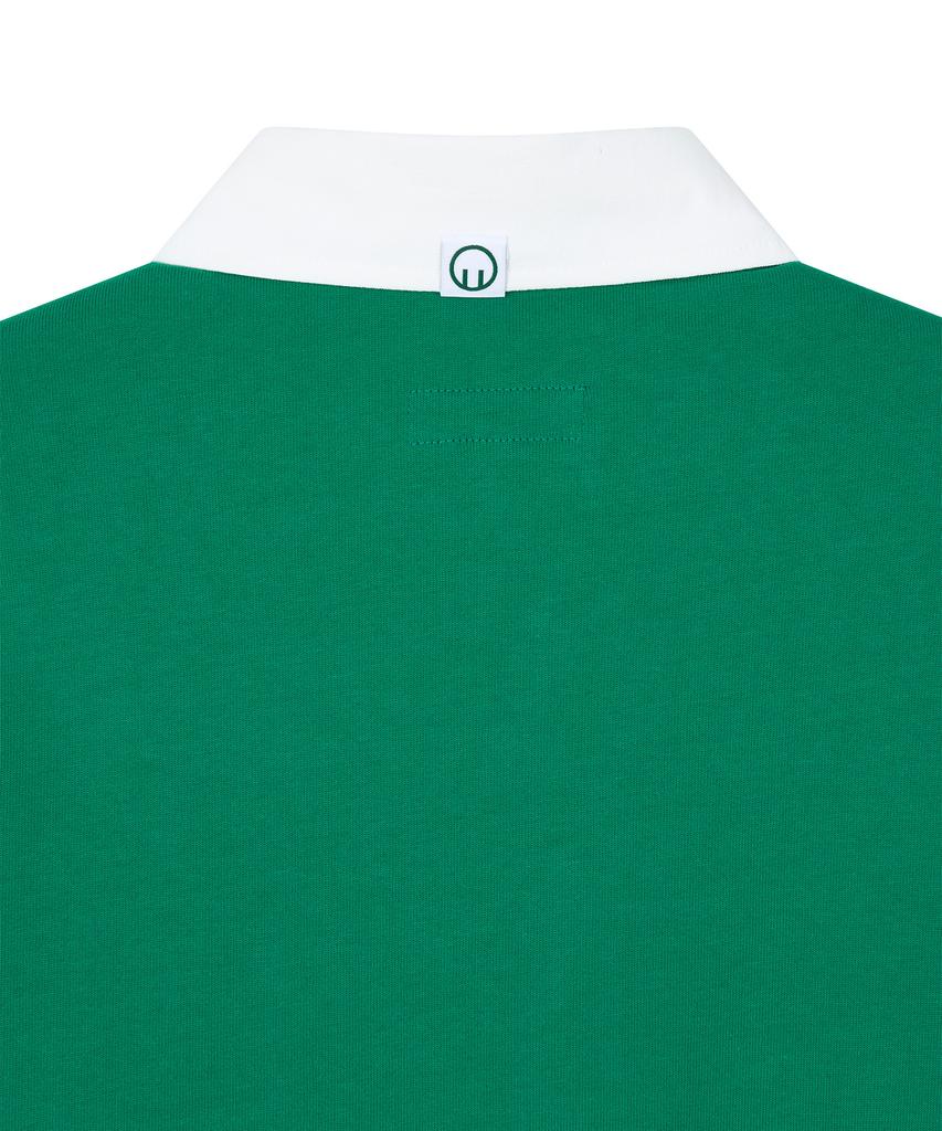 GORAMIS Peng Wappen Short Sleeve Rugby Shirt [Green]