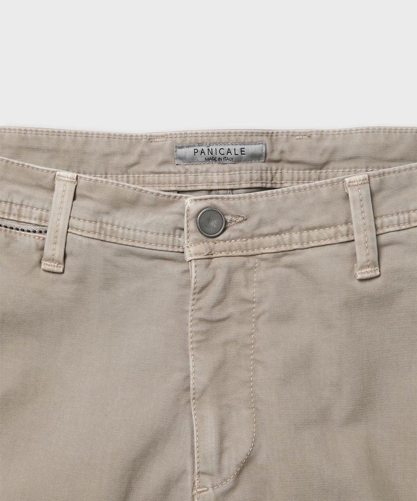 PANICALE Regular Slim Fit Cotton Pants [Beige]
