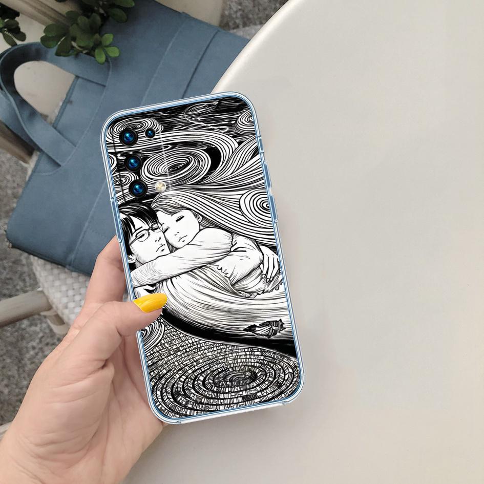 

FM29 Дзюндзи Ито Томиэ Прозрачный чехол-накладка для Motorola Moto G7 G8 G9 G84 G85 G73 G24 G15 Z2 Play Power Plus Motorola Moto G8 Power