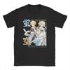 Unisex Unisex TShirt Tartaglia Wide Face Meme  Genshin Impact  Vintage Pure Cotton Tee Shirt Anime Game T Shirts Tops Plus Size