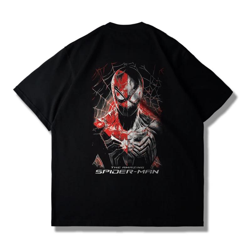 2026 Summer New Arrival Marvel T-shirt Oversized Men's Sportswear Outdoor Training Women's Tees Super Hero Avengers Fans T Shirt