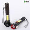 Solar Rechargeable COB LED Flashlight