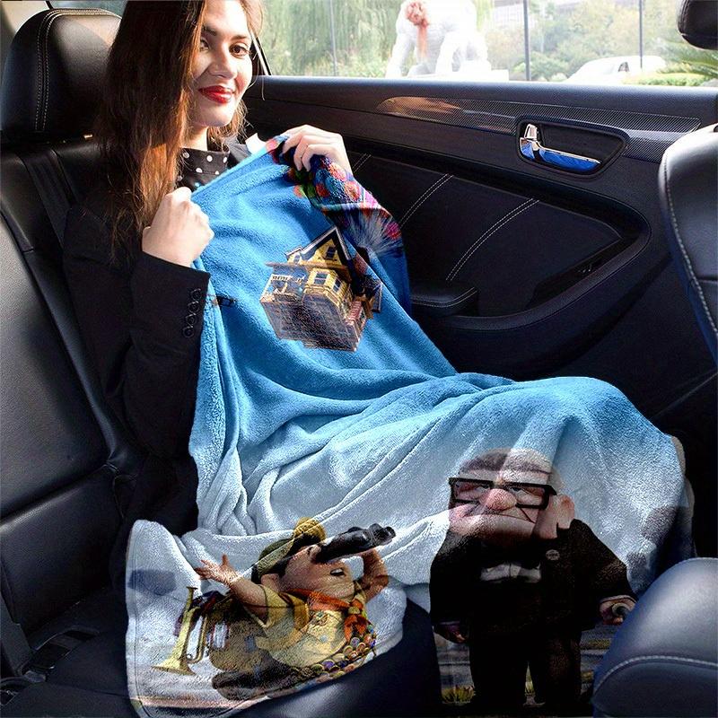 1pc, Up House Balloons Adventure Blanket Perfect for Home Decor, Couch Cover, Outdoor Blankets, Gifts, Throw