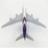 Maßstab 1/400 16cm Thai Airways Airbus A380 Airways Flugzeugmodell Flugzeug Diecast Metallflugzeuge