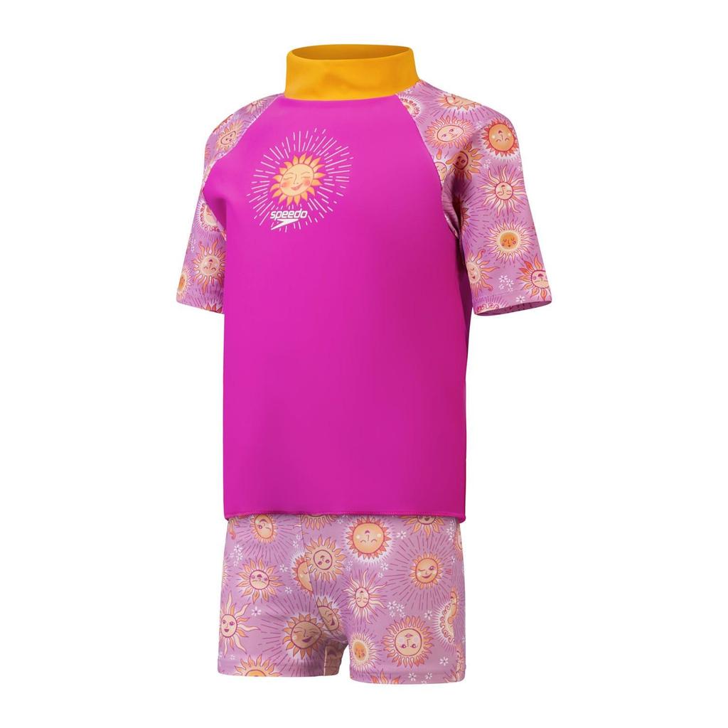 Speedo Childrens/Kids Digital Print Rash Guard Set