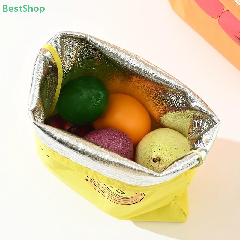 Fruit Vegetables Thermal Insulation Shockproof Eco Friendly Storage Bag With Pockets Drawstring Reusable