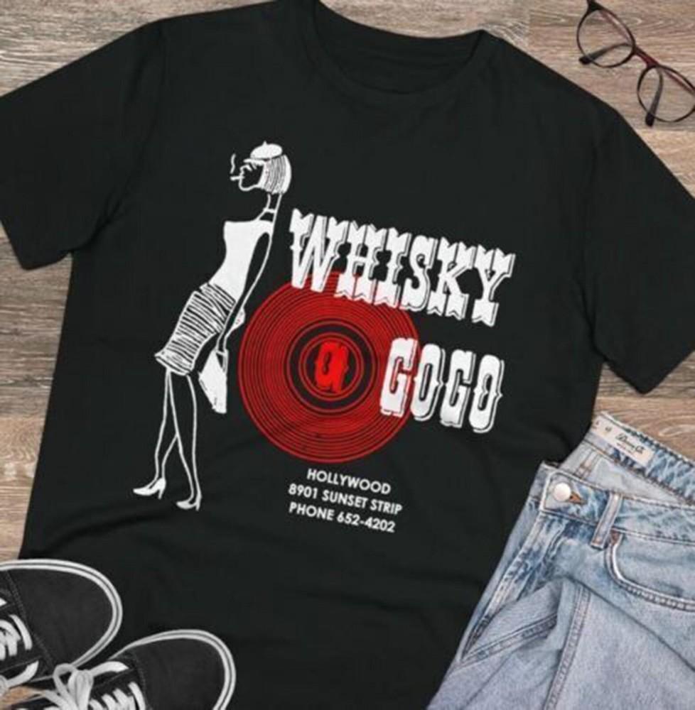 Whisky A Go Go T Shirt bLACK Whisky A Go Go Shirt S4XL Cotton MR335 Unisex T-Shirt