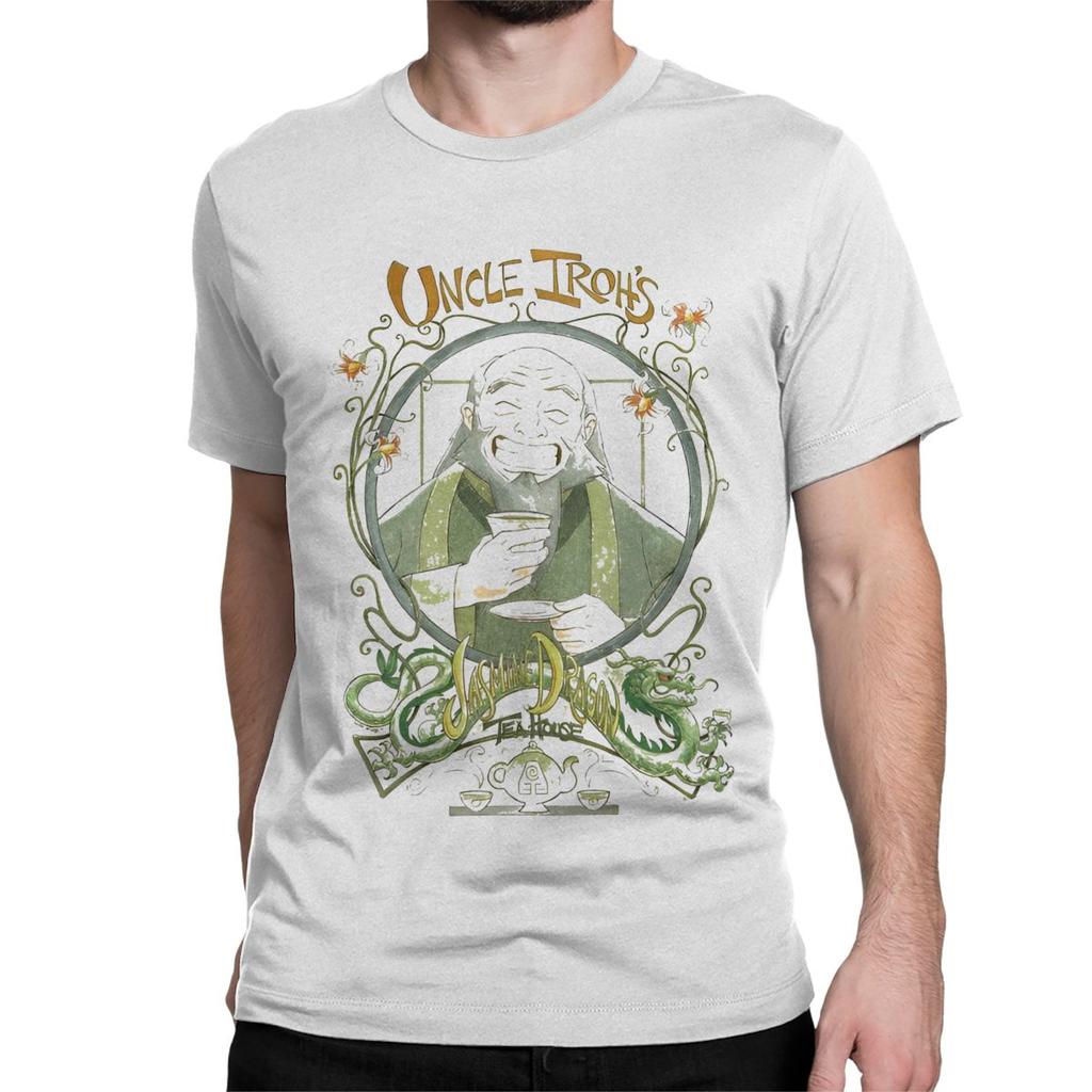 Macht Tee, nicht Krieg Iroh Herren Damen T-Shirts Avatar Der Herr der Elemente Freizeit T-Shirts T-Shirt Reine Baumwolle 4XL 5XL 6XL Kleidung