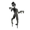 Zombie Garden Stake Metal Zombie Silhouette Yard Stake Weather Resistant Spooky Zombie