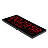 LED Digital Wall Clock Silent Power Off Memory Plug in Large Display Digital Clock with Calendar for Living Room Study
